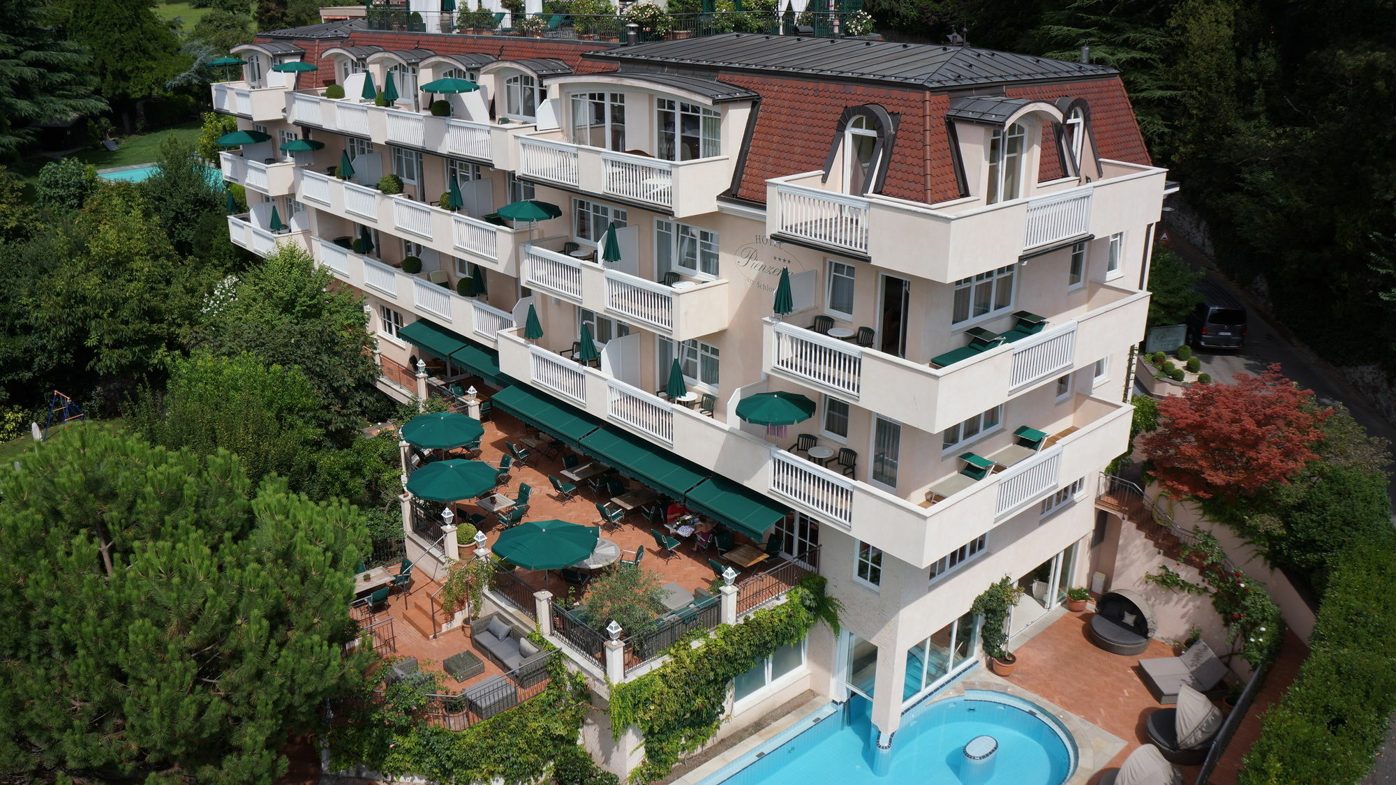 Hotel Pienzenau Am Schlosspark Merano Exteriér fotografie